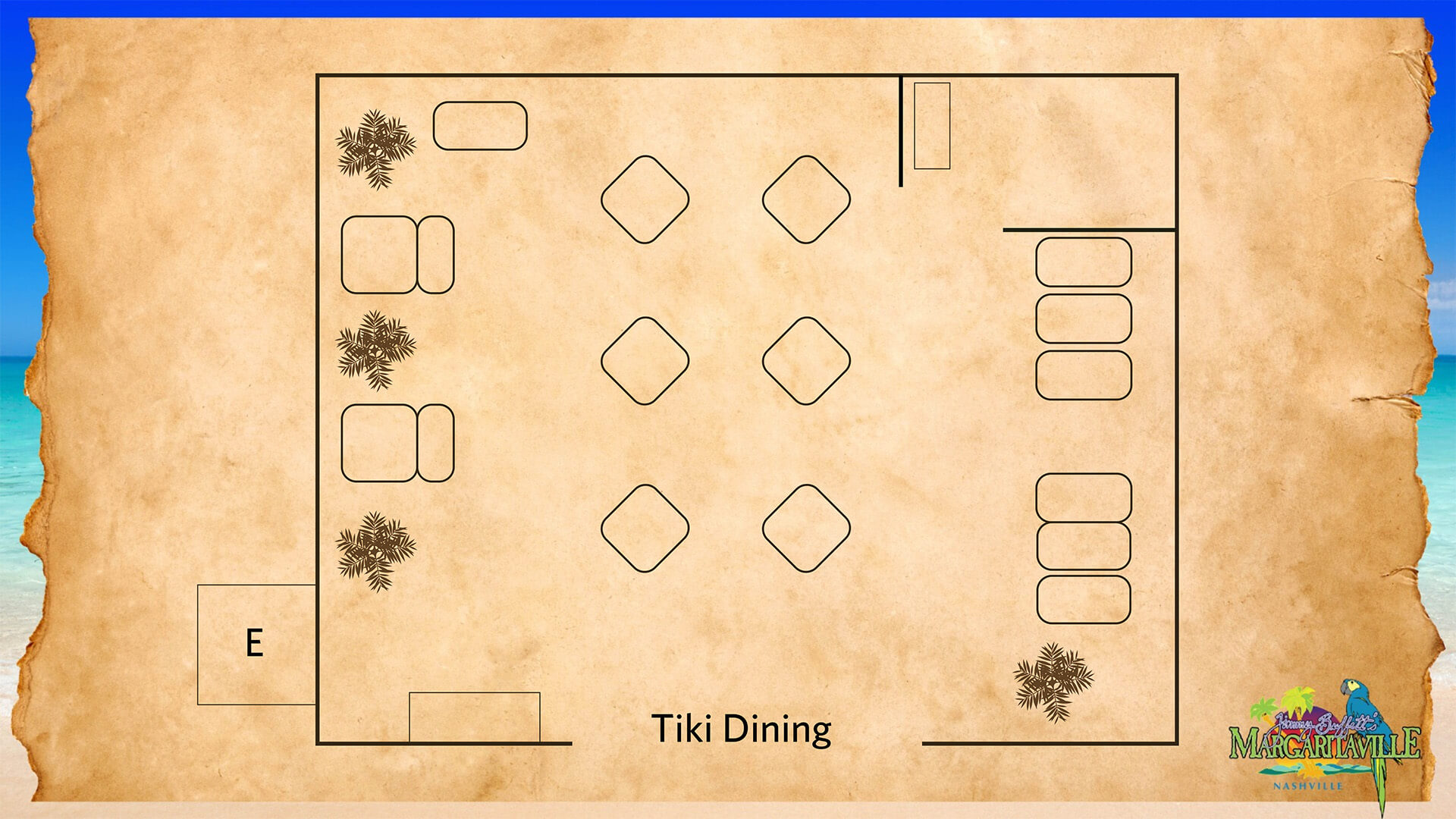 Image with Tiki Dining Room Floor plans. Visually impaired customers please call for assistance